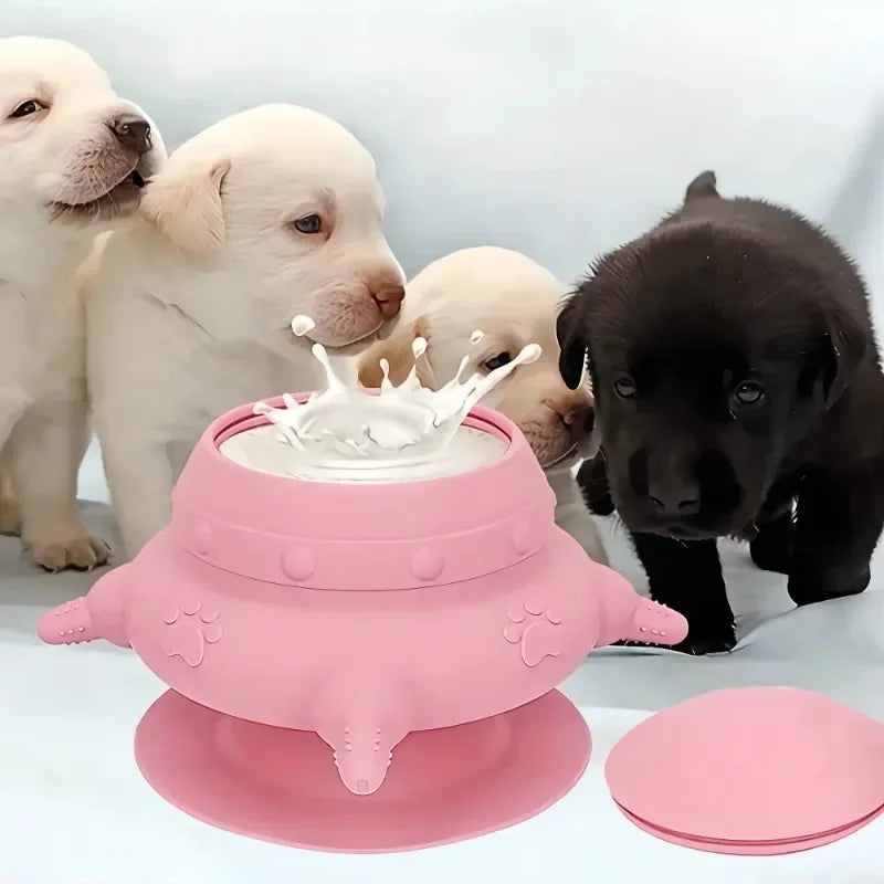 Pet Pacifier Feeder Pet Silicone Breast Feeder Multifunctional Puppy Feeding Bottles Food Storage Container for Kitten Dog Cat