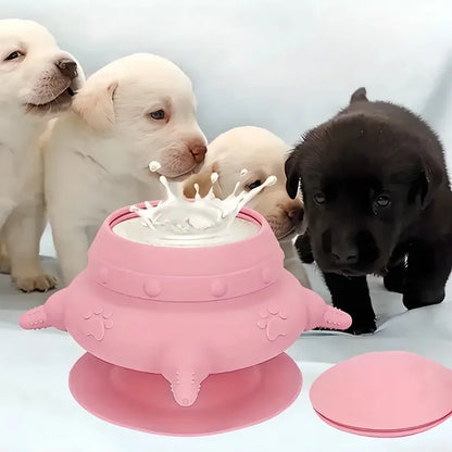 Pet Pacifier Feeder Pet Silicone Breast Feeder Multifunctional Puppy Feeding Bottles Food Storage Container for Kitten Dog Cat