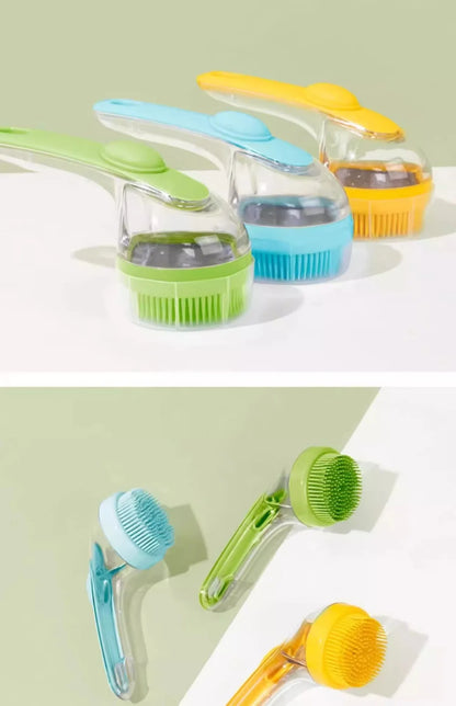 Pet dog bath brush, cat bath brush, bathing massage brush, magical pet bathing and massage scrub brush