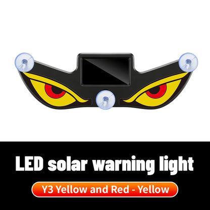 Solar Demon's Eye Car Dynamic LED Light | No Wiring Moving Eyes Car Decoration
