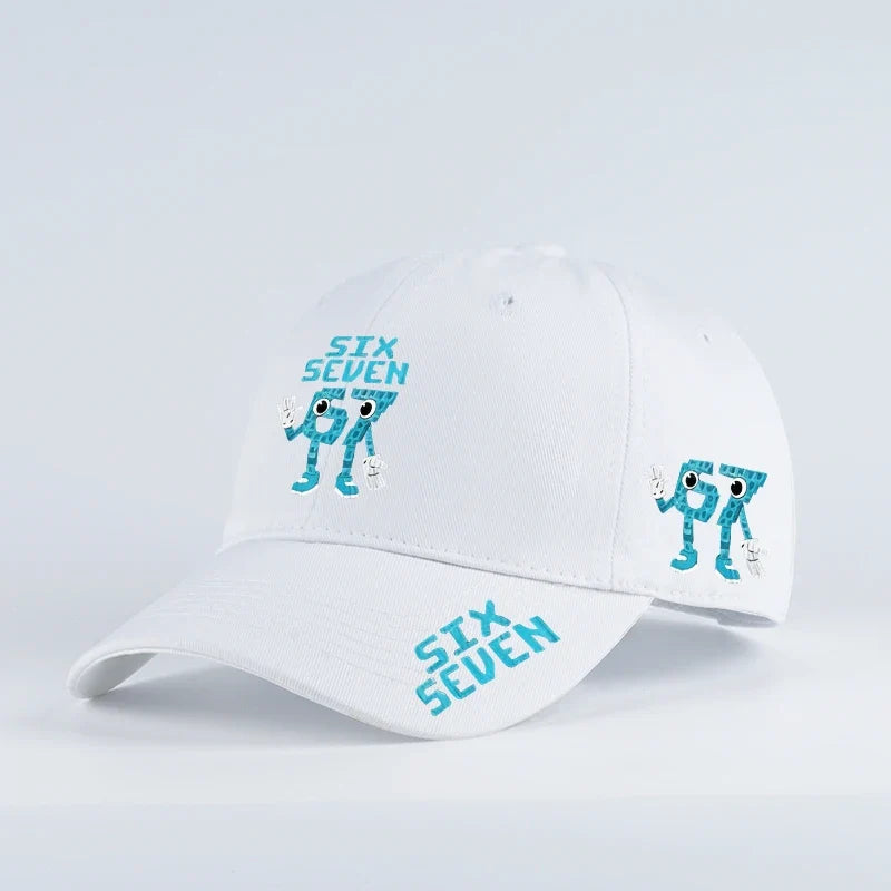 Retro '67 Cartoon Print Baseball Cap | Adjustable Unisex Streetwear