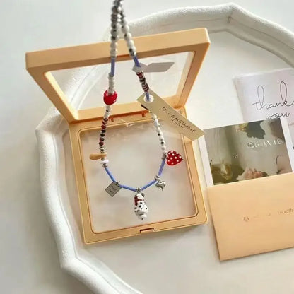 Personalized Dalmatian Pendant Necklace | Custom Beaded Jewelry Gift
