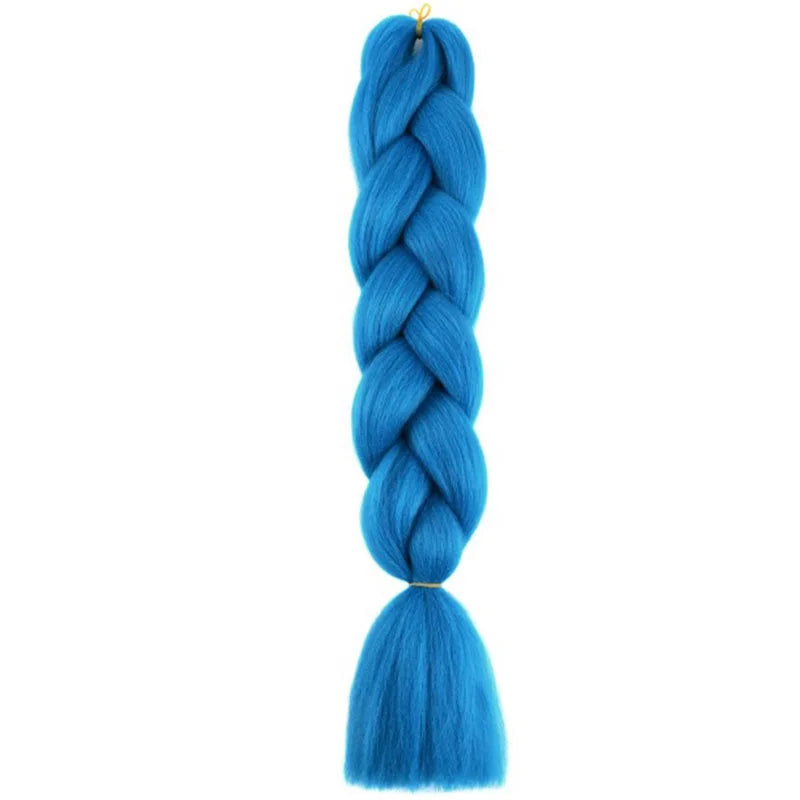 24-Inch Jumbo Box Braiding Hair Extensions | Yaki Straight Synthetic Dreadlocks