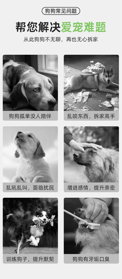 A pet plush sound toy for dogs to chew and clean their teeth, a throwing toy for cats to relieve boredom, and a funny toy in the