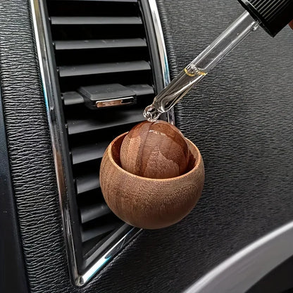Wooden Essential Oil Diffuser | Mini Car and Home Fragrance Aroma Diffuser