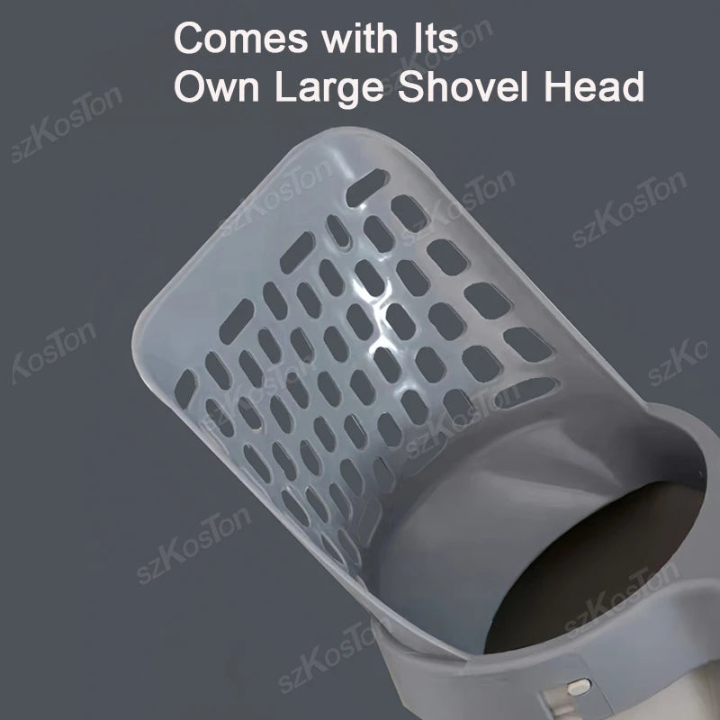 Cat Litter Shovel with Refill Bag For Pet Filter Clean Toilet Garbage Picker Cat Supply Cat Litter Scoop Box Self Cleaning Tools