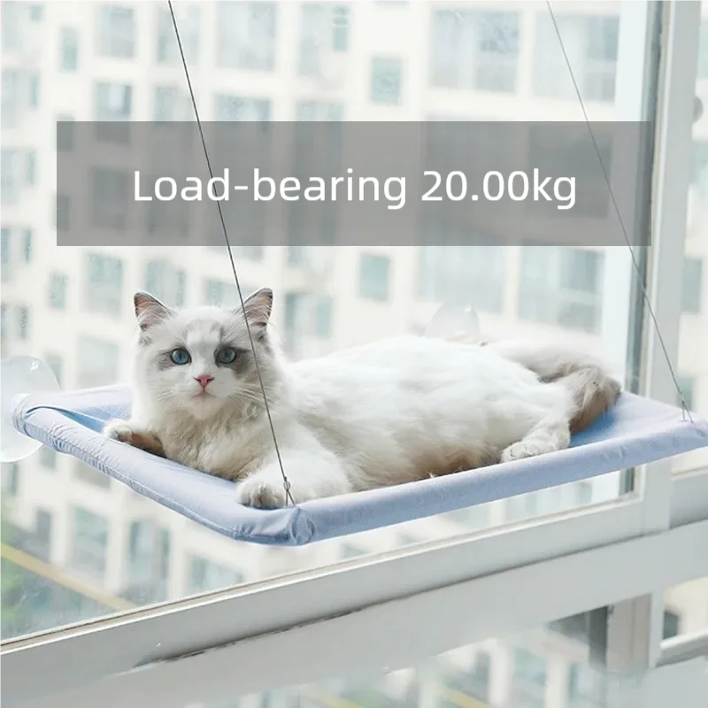 New Pet Cat Hammock Hanging Cat Bed Bearing 20 kg Comfortable Sunny Window Seat Kitten Rock Climbing Frame Pet Supplies