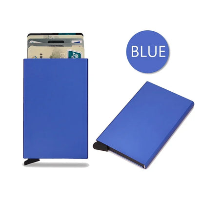 RFID Smart Wallet Card Holder | Metal Pop Up Minimalist Wallet