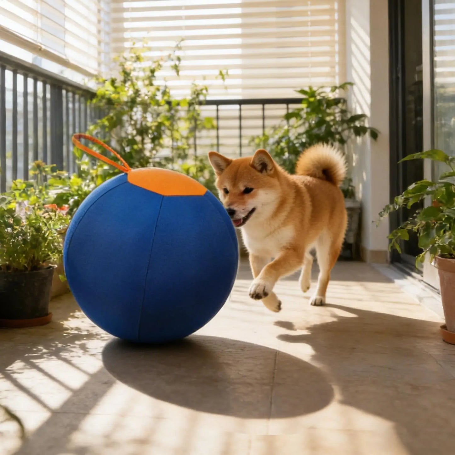 Large Dog Ball Interactive Moving Toys Pet Supplies Herding Ball for Dogs Breed for Puppy Small Medium Large Breed Keep Busy