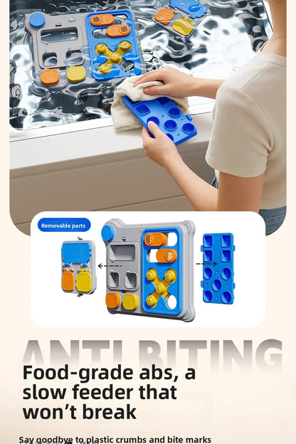 Pet Puzzle Feeder Toy: Interactive Treat Dispenser Designed for IQ Training, Perfect for Small to Medium Dogs, New Arrival.