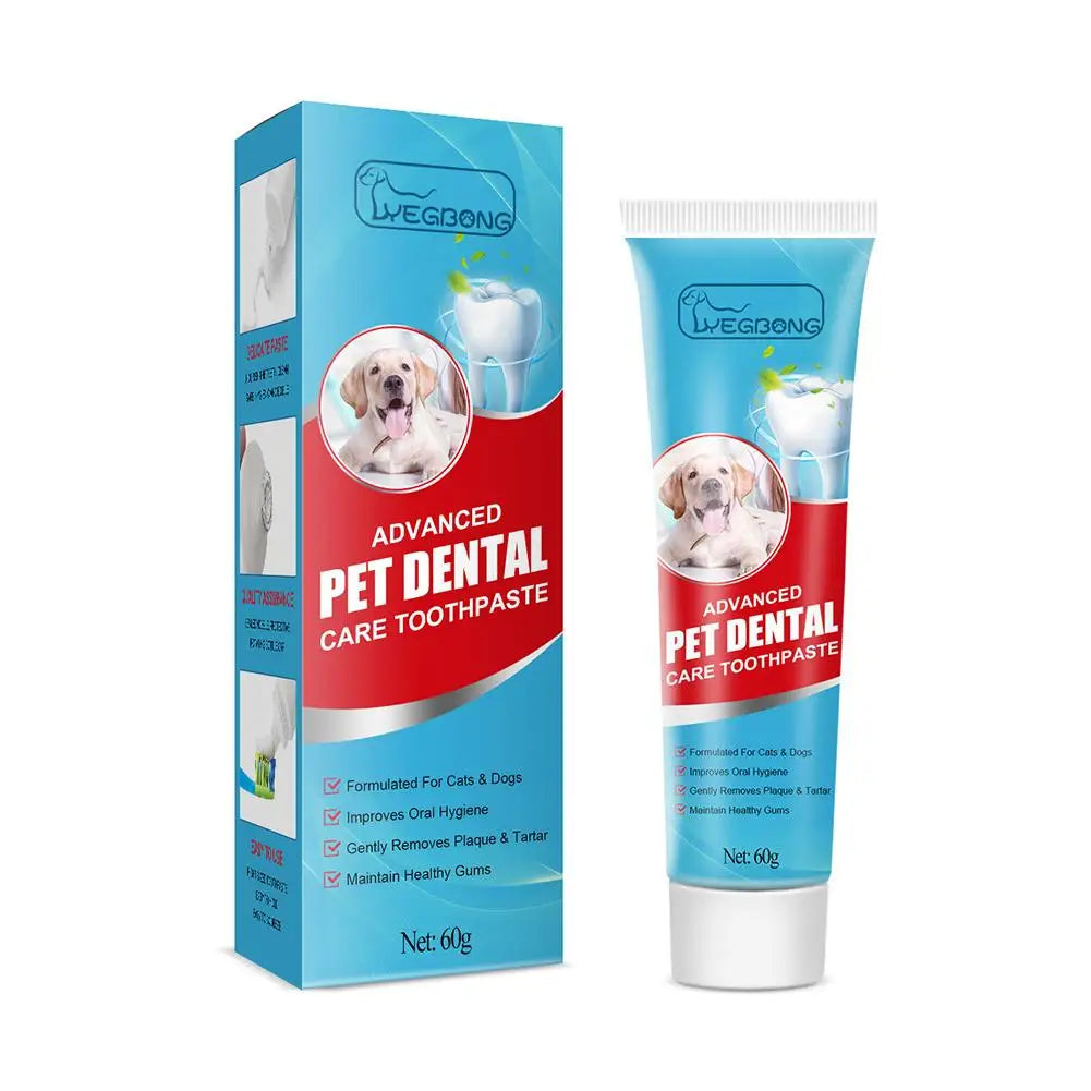 Pet Toothpaste for Cats & Dogs,Daily Oral Care Paste to Freshen Breath & Reduce Soft Plaque Buildup,Gentle Pet Dental Care Paste
