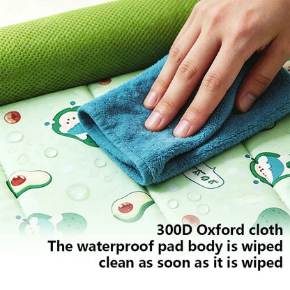 Summer Cooling Pet Dog Bed Breathable Soft Dog Sleeping Pad Neck-Protecting Washable Summer Pet Supplies for Dogs Cats Beds Mats