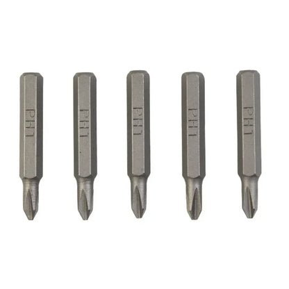 5pcs Cross Screwdriver Bit Set Magnetic Phillips Bits PH0000 to PH2 | 4mm Hex Shank Precision Hand Tools