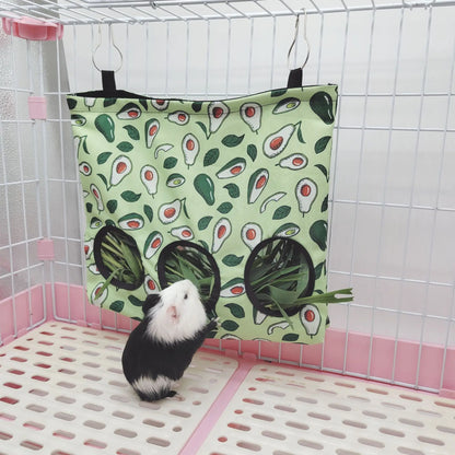 Rabbit Hay Bag Hay Dispenser For Guinea Pig Chinchilla Food House For Hay Guinea Pigs Feeder Hay Bag For Rabbits Pet Products