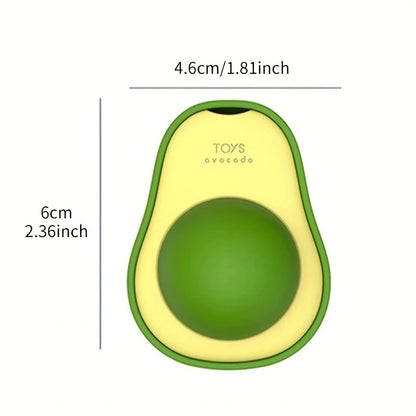 1PC Cat Mint Avocado Toy That Can Rotate for Entertainment. Cat Mint Toy