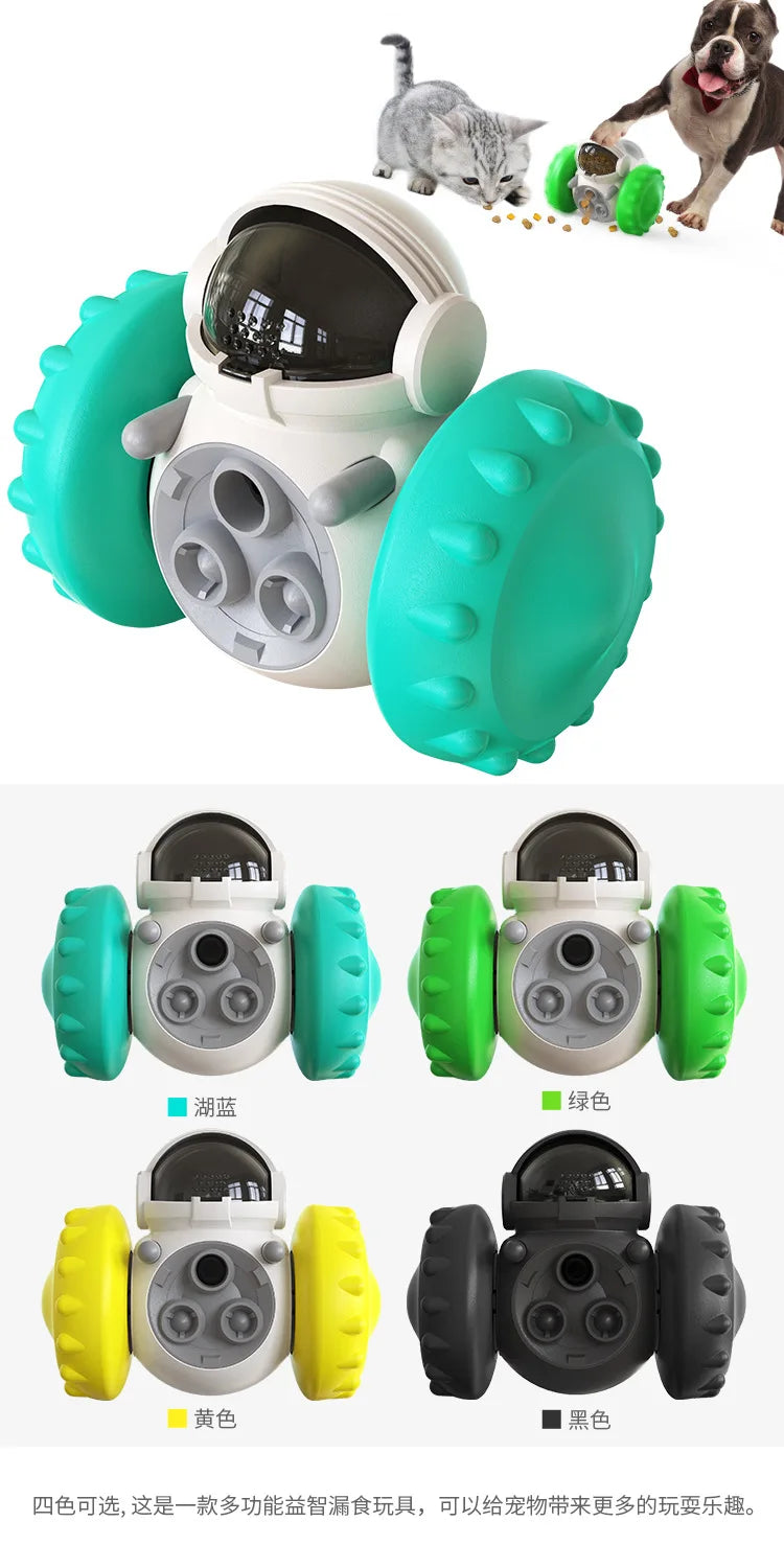 Pet supplies: balance car, wobbler, food dispenser, dog toy