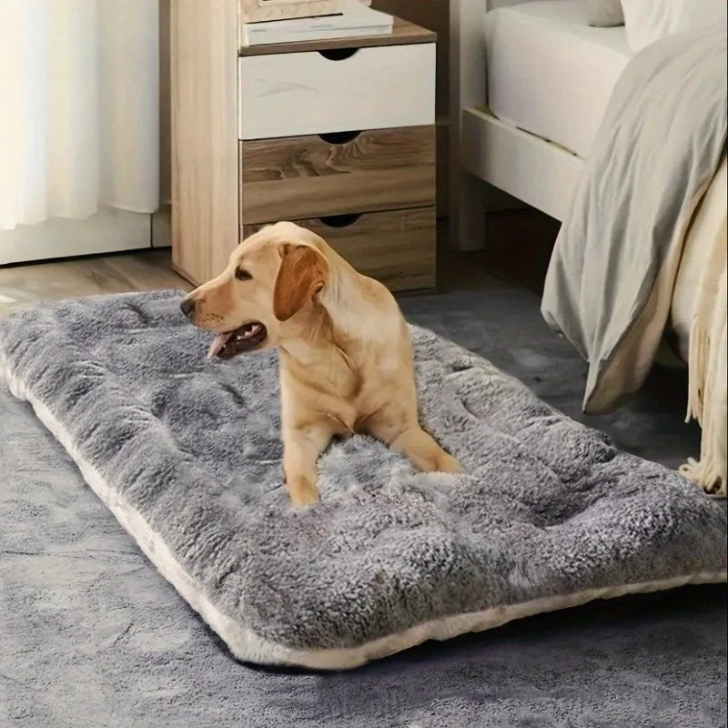 Dog Pet Beds 120*60cm Extra Large Plush Dog Bed Sofa Thickened Super Soft Polyester Pet Mat Dog Crate Mat Bed For Large Dog Bed
