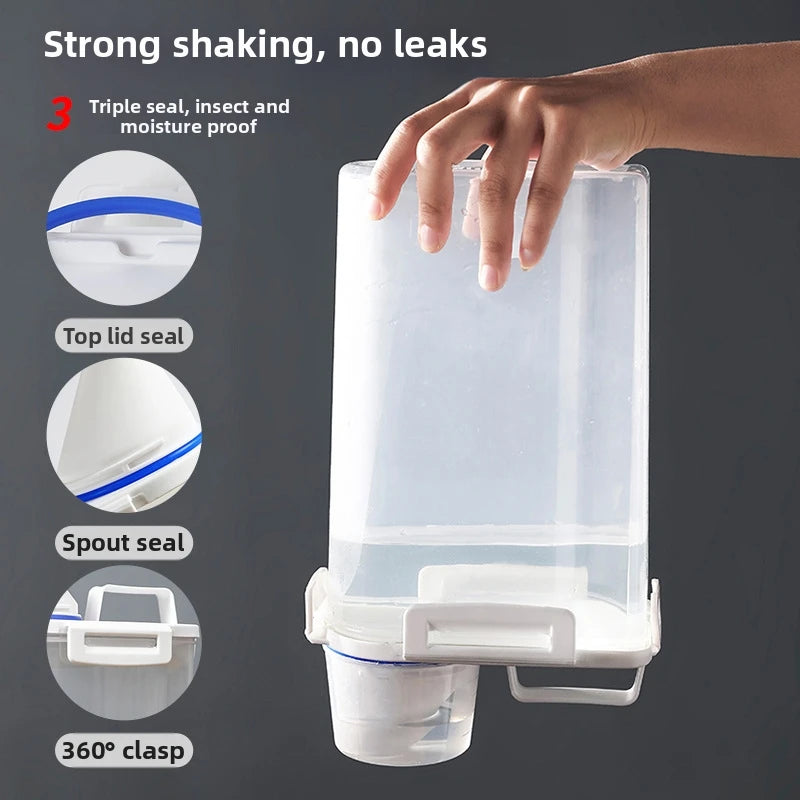 Premium Pet Food Storage Container with Airtight Seal - Durable, Large Capacity, Easy Clean & Stylish Design for Dogs & Cats