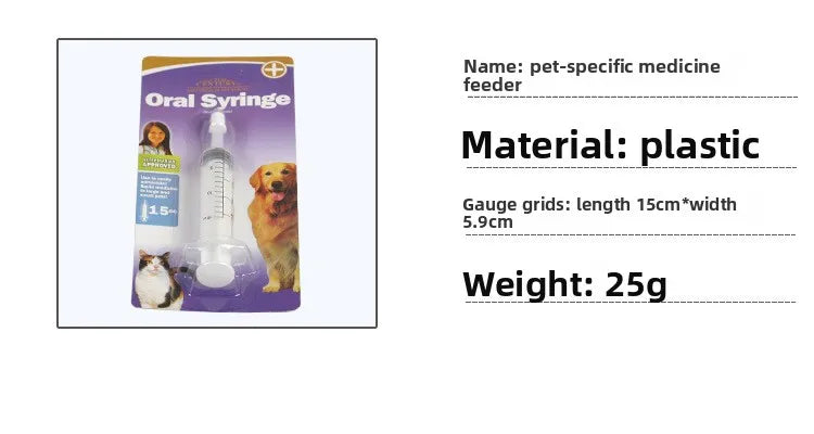 Pet Push Tube Medicine Dispenser for Dogs and Cats Universal for Feeding Dogs and Cats