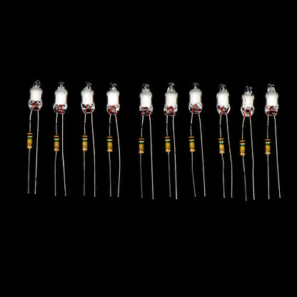 Neon Indicator Light Bulbs 4x10mm 5x13mm 220V | Main Power Pilot Lamp with Resistor