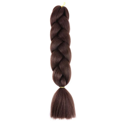 24-Inch Jumbo Box Braiding Hair Extensions | Yaki Straight Synthetic Dreadlocks