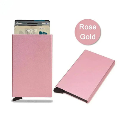 RFID Smart Wallet Card Holder | Metal Pop Up Minimalist Wallet