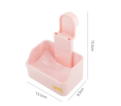 Large-capacity Rabbit Food Bowl with Secure Base Durable and Bite-resistant
