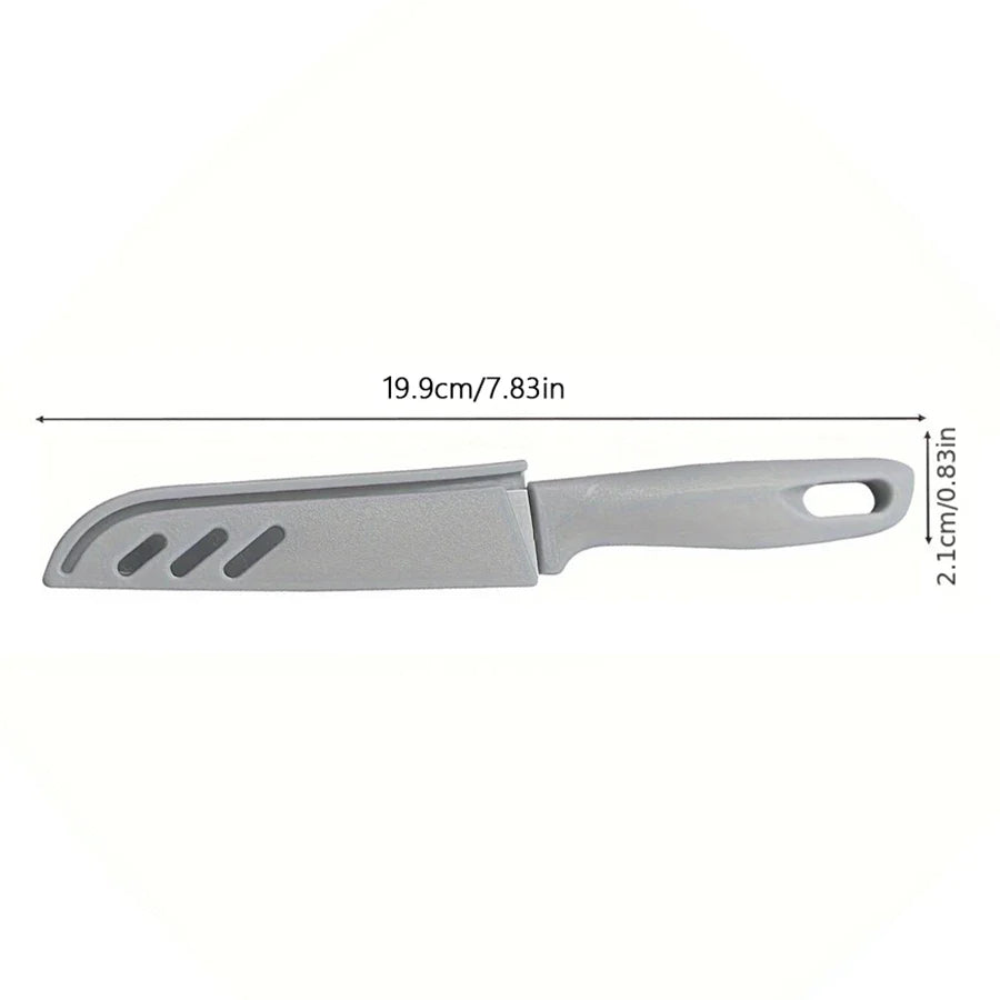 Candy-Colored Portable Fruit Peeler Knife | Stainless Steel Kitchen Gadget