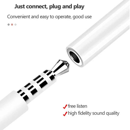 Lightning to 3.5mm Headphone Adapter | Aux Audio Jack Splitter for iPhone