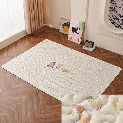 Rabbit Floor Mat Pet Sofa Cushion Training Pad Four Seasons Universal Cage Mat Cat Dog Sleeping Blanket Fence Pad Bunny Supplies