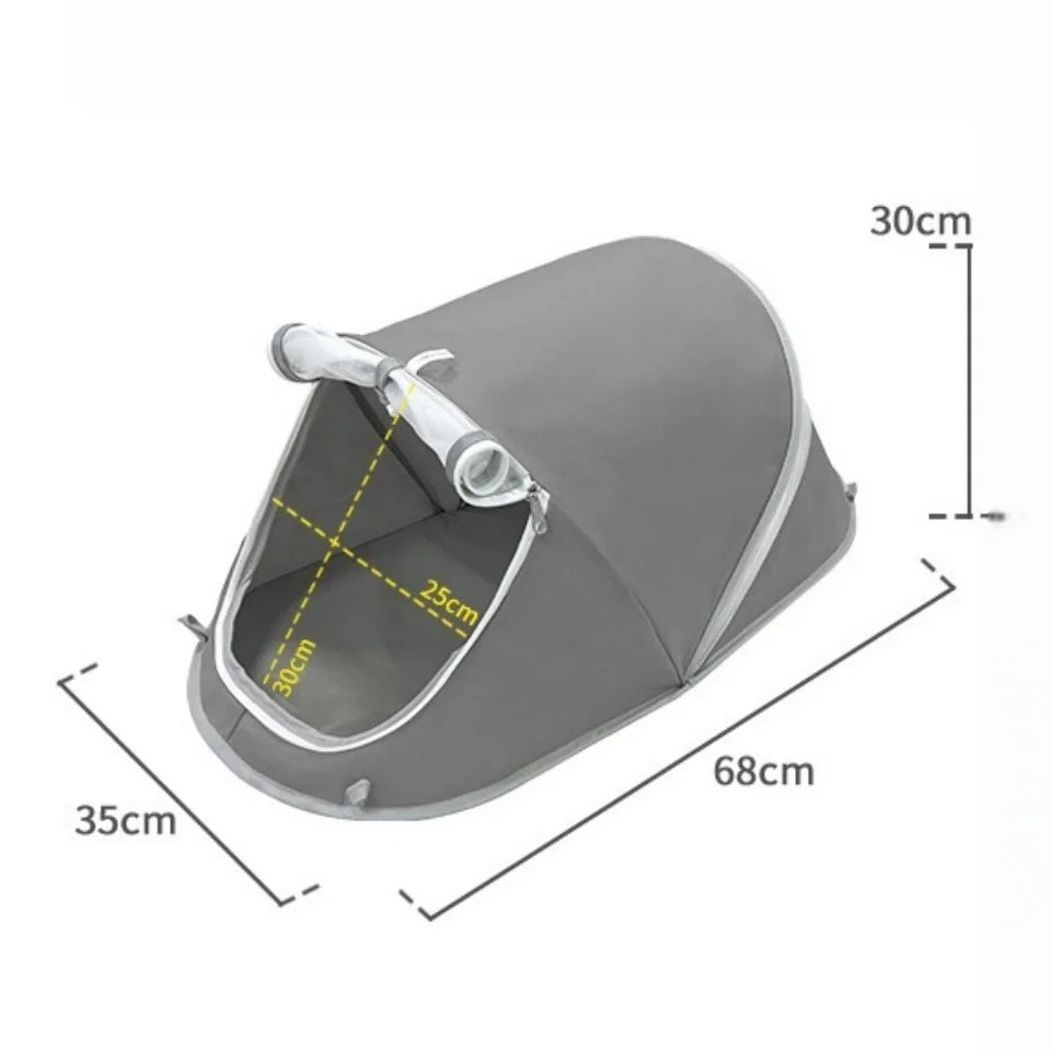Portable Foldable Pet Tent House Breathable Mesh Dog Cat Bed Waterproof Oxford Puppy Kennel Indoor Outdoor Camping Sunproof Smal