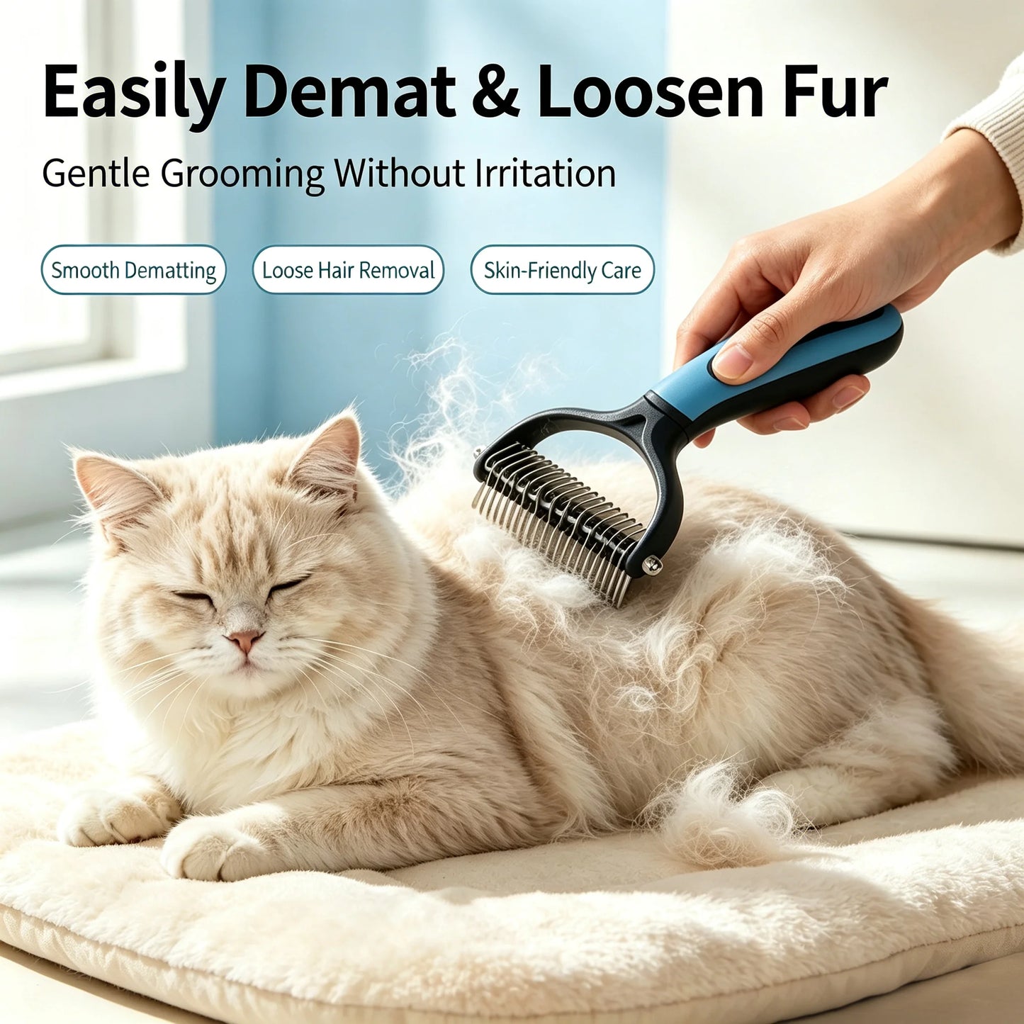 Cat and Dog Cleaning and Grooming Set: Pet Nail Clippers, Unknotting Combs, File Tools, Cleaning Tools. Popular Pet Cleaning Set