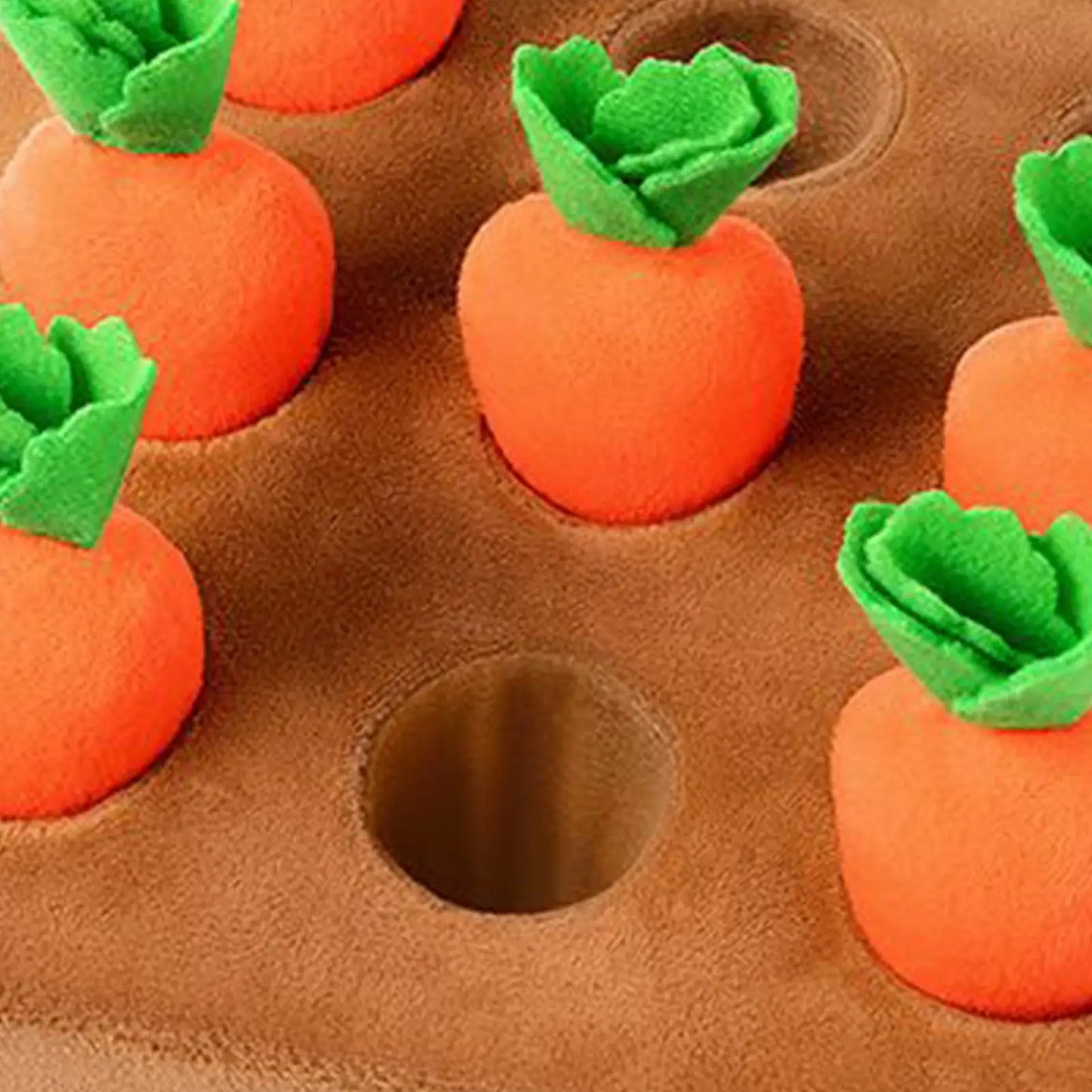 Dog Toys Snuffle Mat for Pet Plush Carrot Toy Mat Innovative Soft Plush Vegetable Field Pull Plush Carrot Dog Interactive Toys