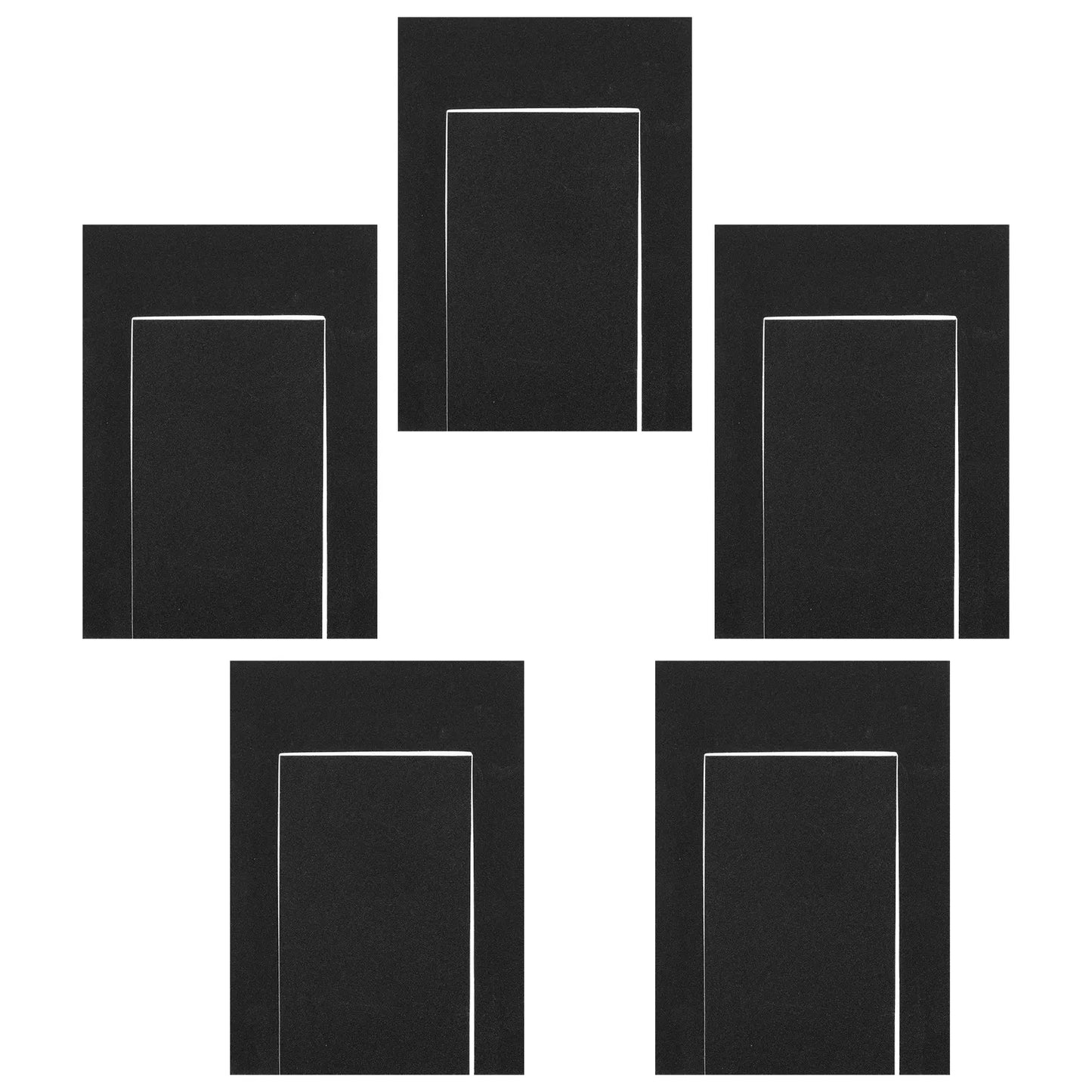 5pcs Dog Nail Scratch Board Pads  Self Adhesive Sandpaper Sheets for Pet Nail Trimming Replacement Sandpapers for Grooming Puppy