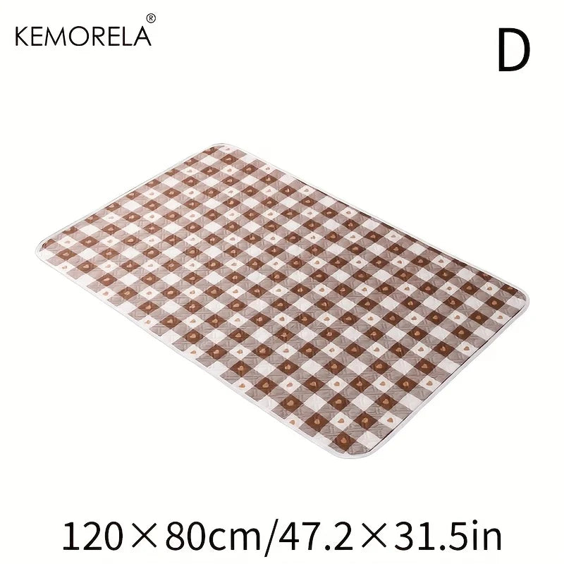 1PC 31x47 Inch Super Absorbent Non-Slip Guinea Pig & Hamster Cage Mat Washable Pet Bedding for Rabbits And Small Animals