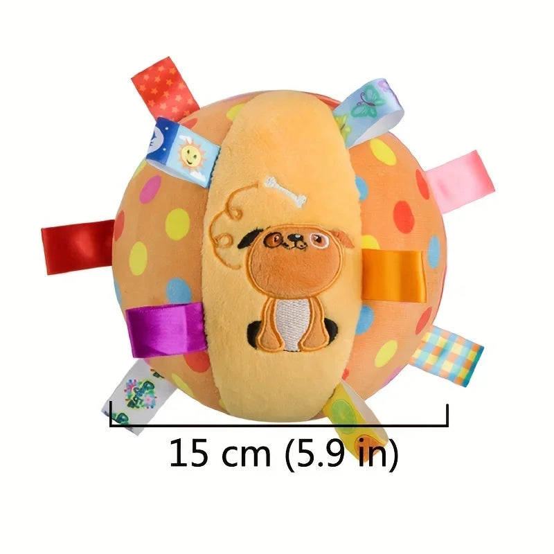 Pet Interactive Fetch Toy for Small To Large DogDog Plush Toy with Straps,Soft Stuffed Ball with Cotton Material