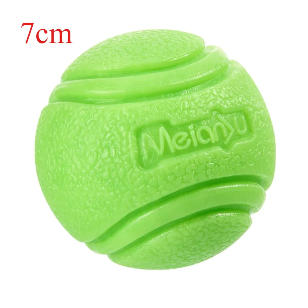 Pet Dog Toys Dog Ball Dog Bouncy Rubber Solid Ball Resistance to Dog Chew Toys Outdoor Throwing and Recovery Training for Dogs