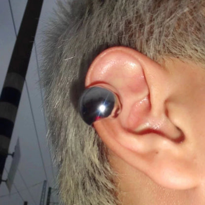 C Shaped Hoop Earrings | Punk Geometric Jewelry for Men and Women