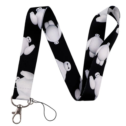 Cartoon Animal Keychain Lanyard | Anti-Lost Rope Strap for Keys