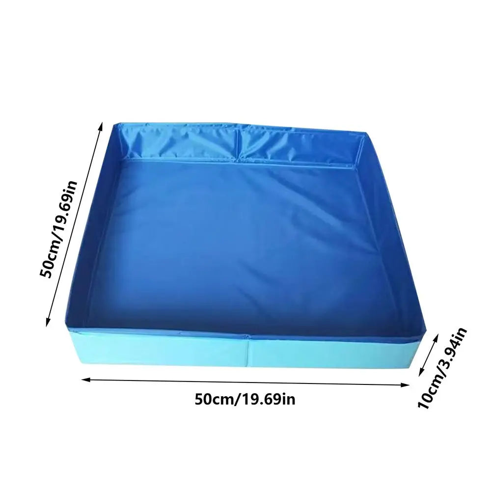 Pet Bath Pool PVC Foldable Wading Pool For Dog Anti-Slip Non-Inflatable Pet Puppy Bathing Tub For Small Puppy Cats Other Animals