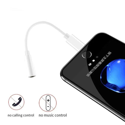Lightning to 3.5mm Headphone Adapter | Aux Audio Jack Splitter for iPhone