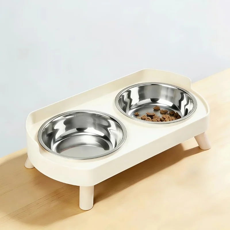 1 PCS Elevated Pet Bowl Set Featuring a Combination of Cat and Small Dog Food Bowls Water Bowls Protect Neck Prevent Vomiting