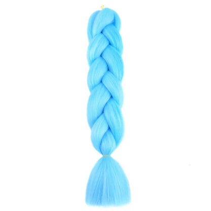 24-Inch Jumbo Box Braiding Hair Extensions | Yaki Straight Synthetic Dreadlocks