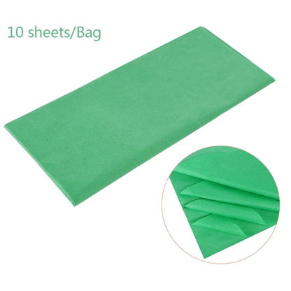 10pcs Unbleached Flower Wrapping Tissue Paper | 65x50cm Wedding Party Gift Wrap