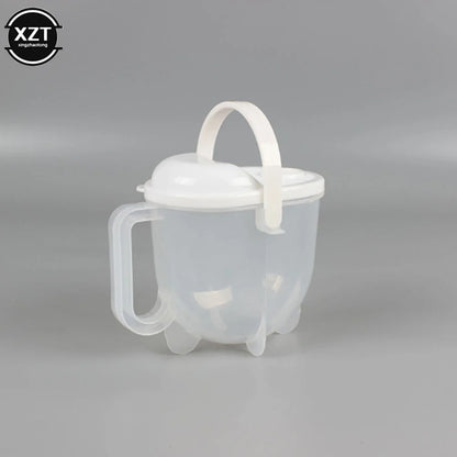 Portable Plastic Rice Cleaning Sieve | Hands-Free Kitchen Tool
