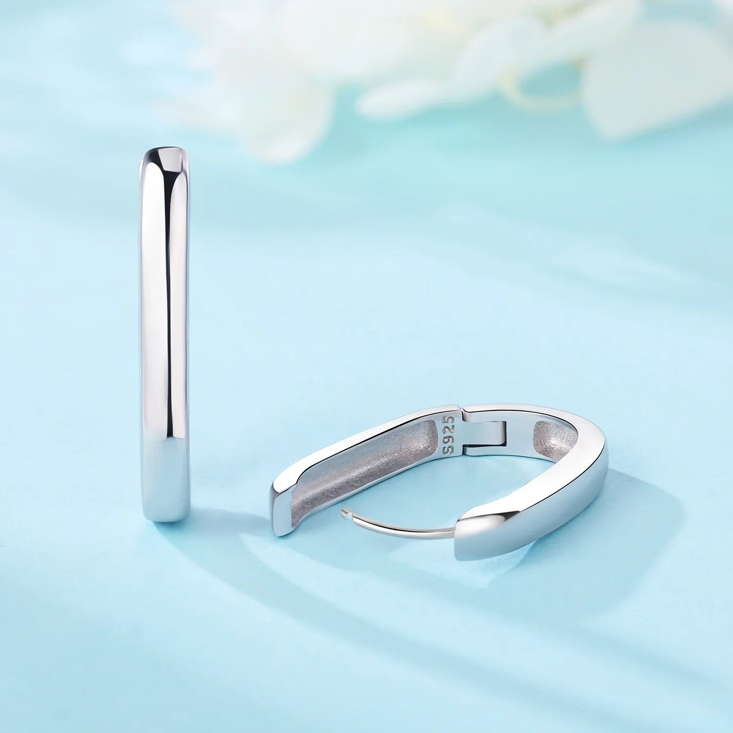 925 Sterling Silver Hoop Earrings for Women | Fine Jewelry Gift