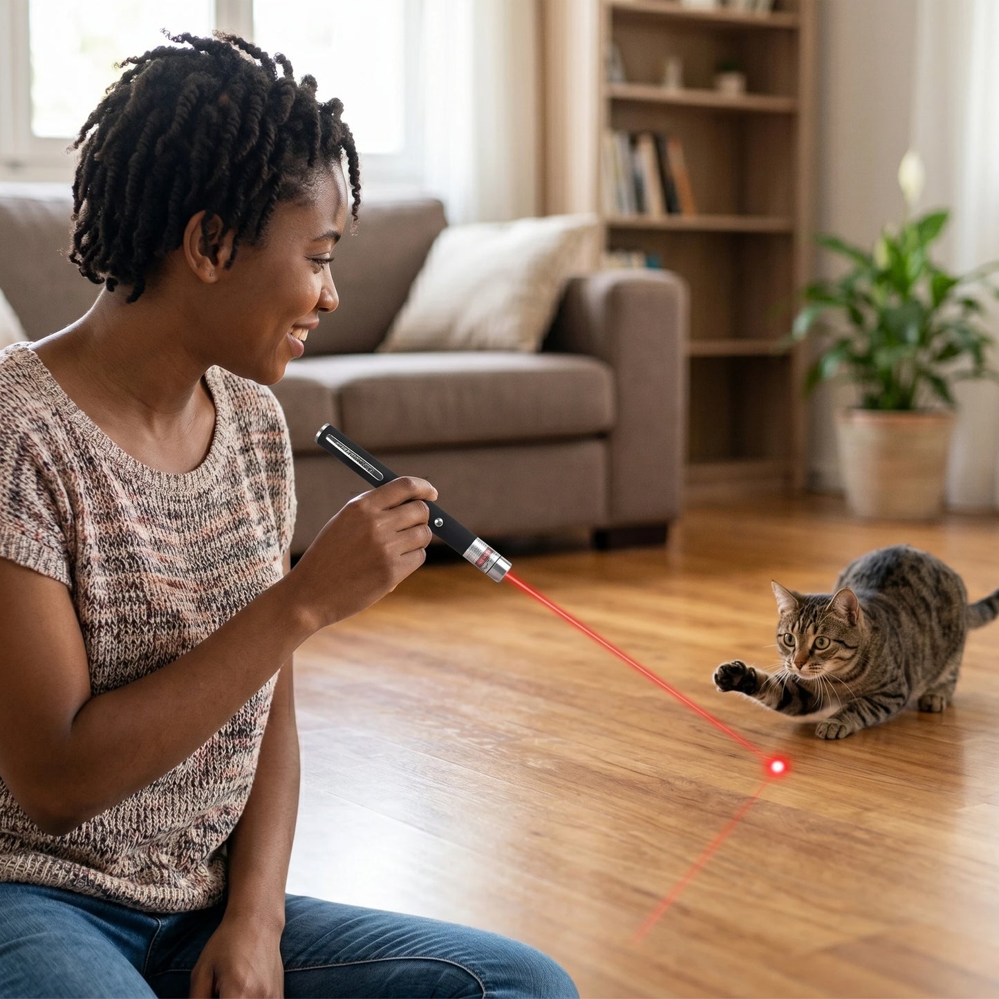 Portable Pet Training Pen, Funny Interactive Toy for Cats Dogs Indoor Activity