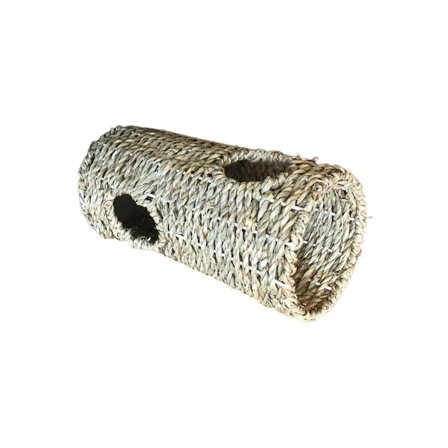 Hamster Grass Tunnel Durable Lightweight Tube Burrow House Straw Tunnel for Hamster Hedgehog Mice Ferrets Small Sized Animals