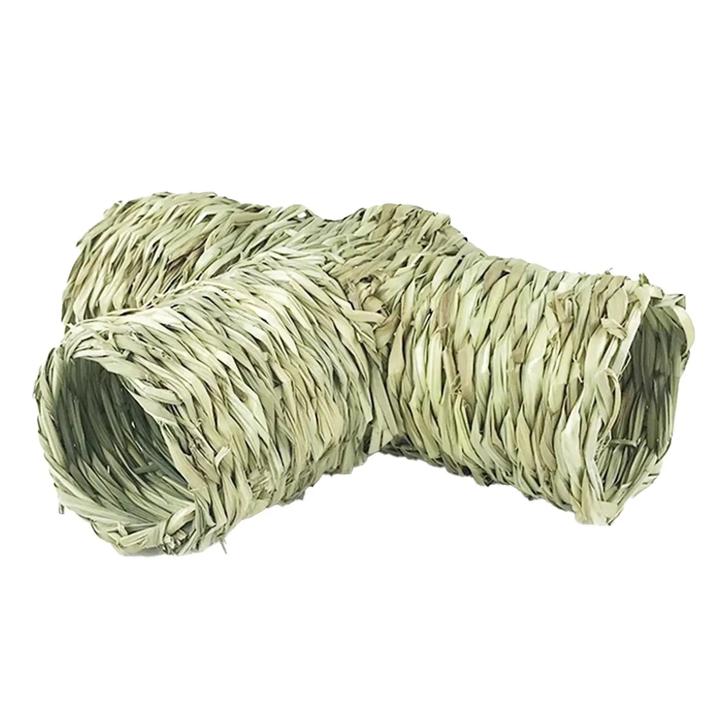 Hamster Grass Tunnel Interactive Toy Cage Chew Toys Rabbit Tunnel Tube Straw