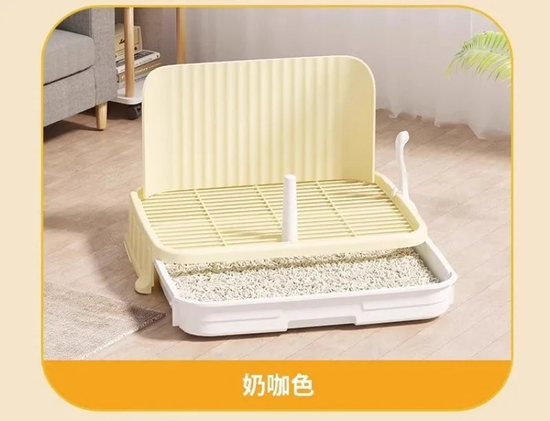 Pet-specific Training Toilet Indoor Pet Cleaning Products Anti-stepping Plastic Dog Pee Pad Holder Removable Net Reusable Tray